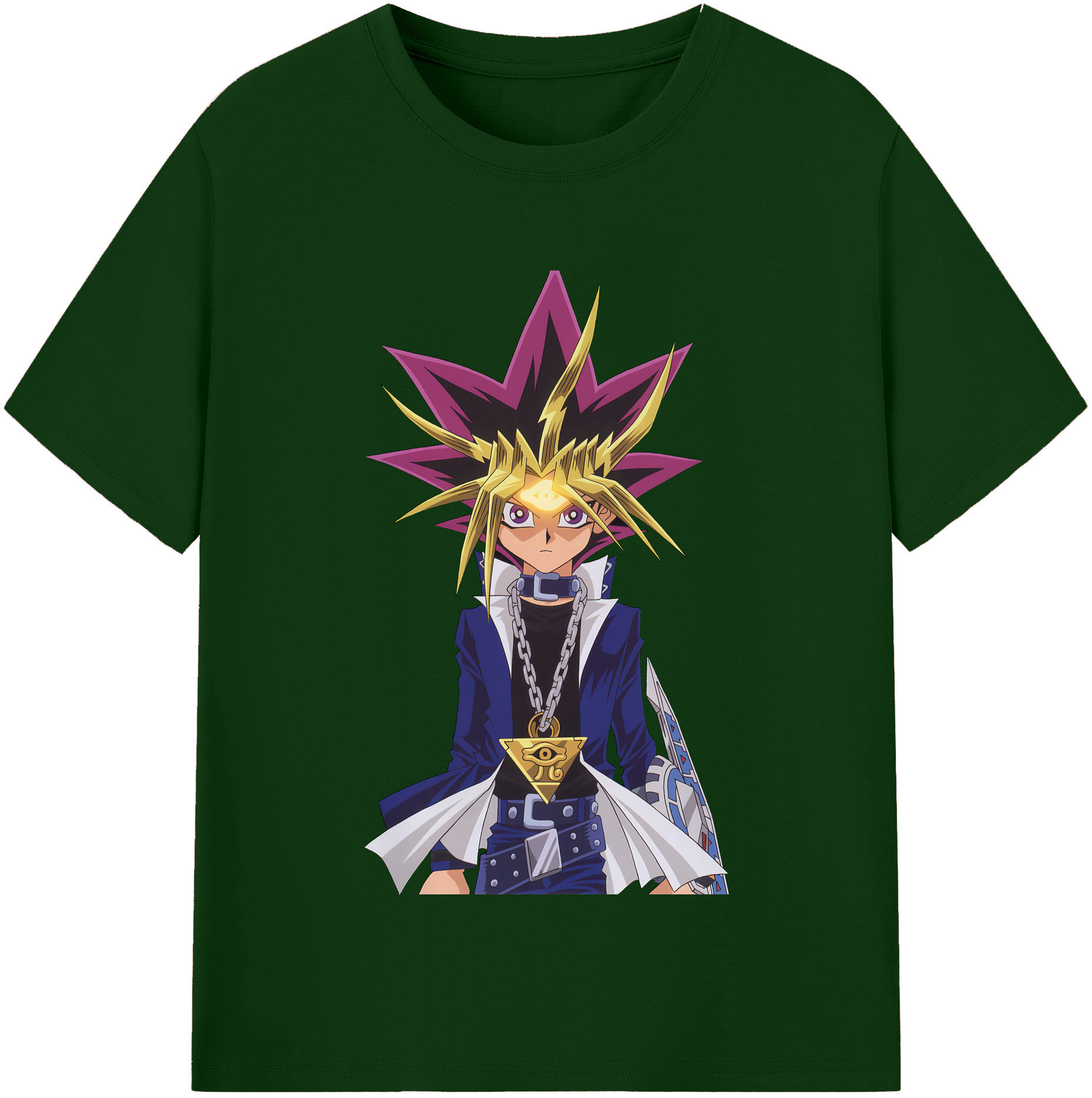 （画像用） 遊☆戯☆王 Yu-Gi-Oh! 綿100％半袖Tシャツ（フロントプリント）